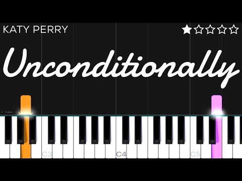 Katy Perry - Unconditionally | EASY Piano Tutorial