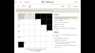The Atlantic Crossword 21/04/2026