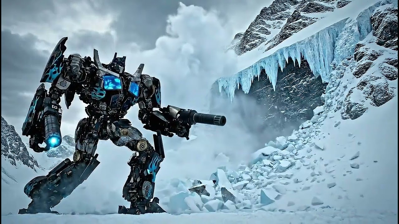 The devastating power of Optimus’s plasma gun