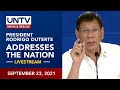 President Rodrigo Duterte Addresses the Nation | September 23, 2021