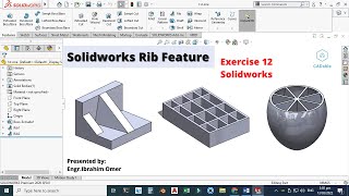 Famous Solidworks Rib Feature-How to create ribs in solidworks-Create complex ribs in solidworks-CADable Wealth