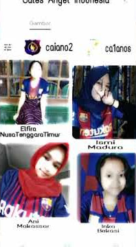 FC BARCELONA FANS INDONESIA GIRL