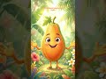 Papaya - Heathy fruit, Papaya khao healthy raho #fruitstory #cartoon #indianfruits #fruitpunch