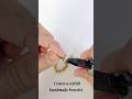 DIY Bold Statement Gold Bracelet Step-by-step Tutorial