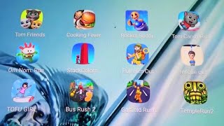 My Tom Friends Vs Rescue Cut Vs Cooking Fever Vs Stack Colors Vs Buddy Vs Tom candy Run etc screenshot 3