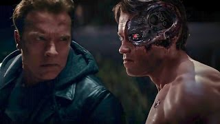 Terminator Genisys | Old vs Young Arnold Fight | Arnold Schwarzenegger : I've Been Waiting For You