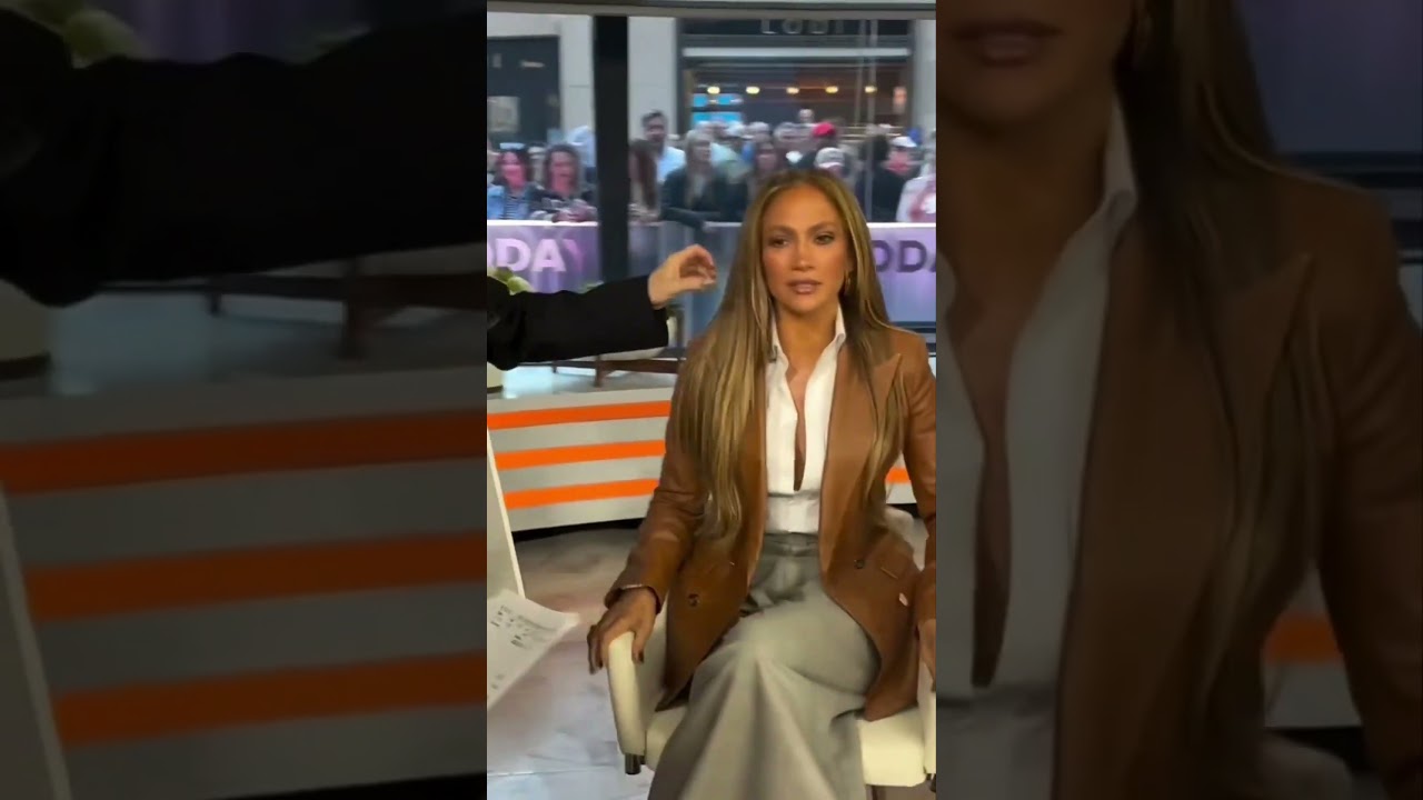 Jennifer Lopez on Today Show.😍🤎✨️
