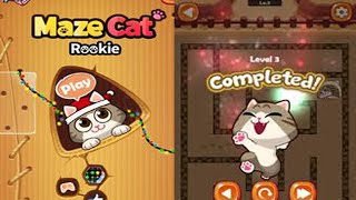 Maze Cat Gameplay - Complete 30 level in 9 Minutes- Rookie Game screenshot 3