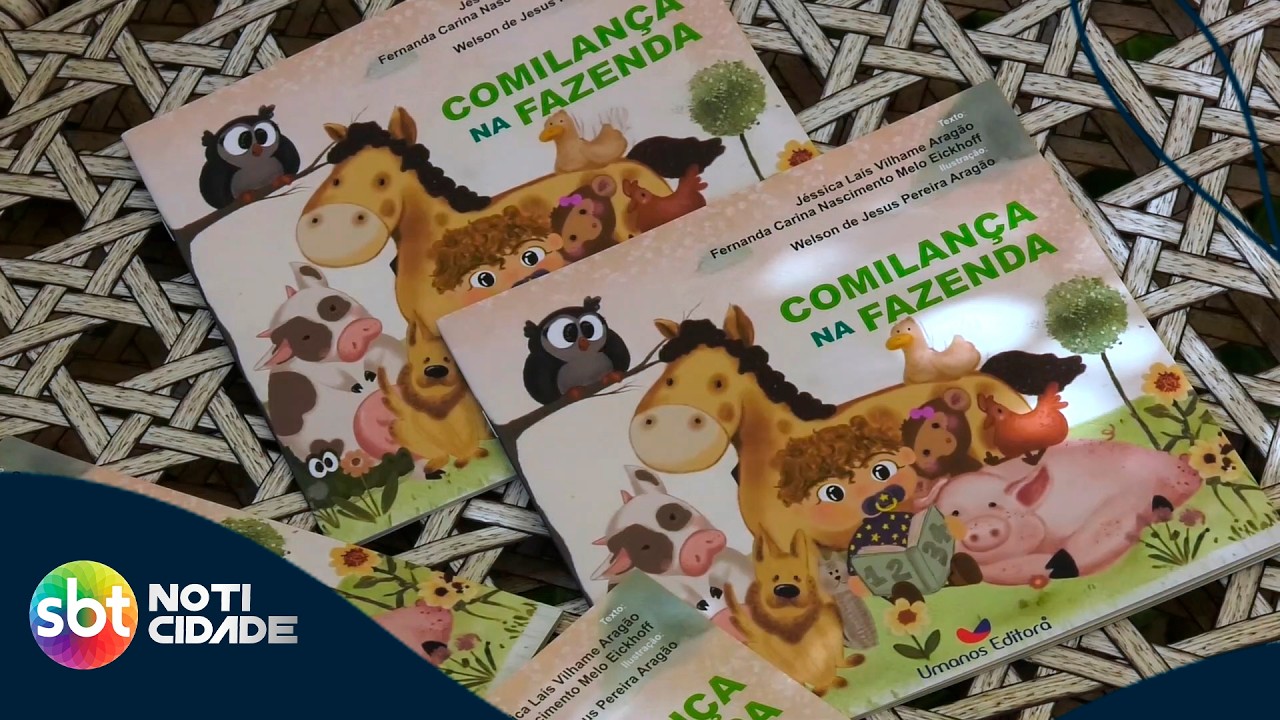 Livro infantil “Comilança na Fazenda” chama a atenção por unir educação, cultura e criatividade.