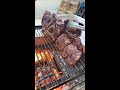 Live Fire Leg of Lamb with Garlic Sauce