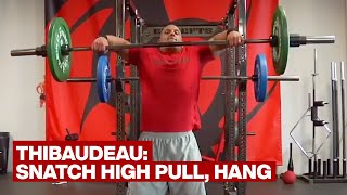 Snatch High Pull from Hang