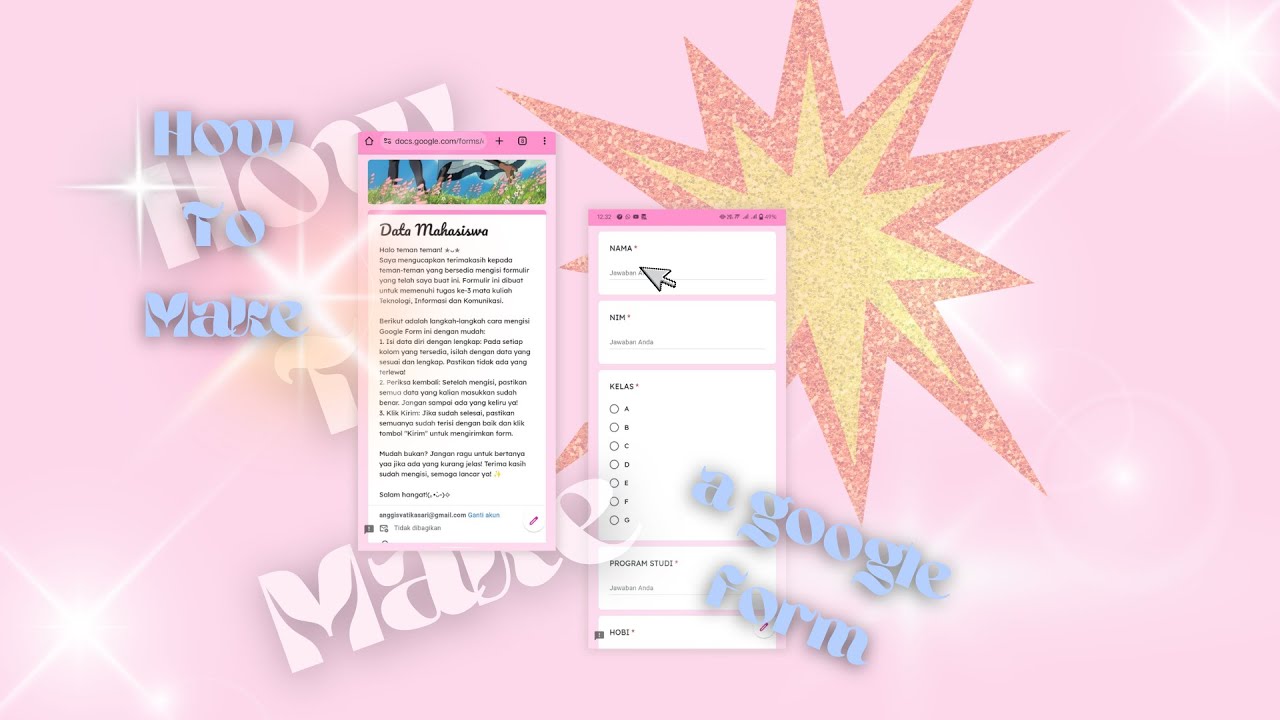 TUTORIAL MEMBUAT GOOGLE FORM - YouTube