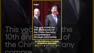 German Chancellor Olaf Scholz meets with President Xi Jinping in China WION Shorts