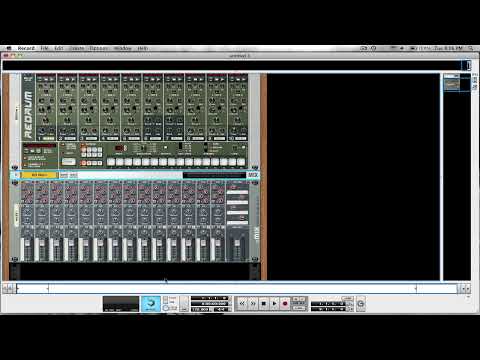 Advanced Mixing With Redrum In Reason 5/Record 1.5
