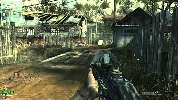 COD MW3 FFA MP5 RED DOT SIGHT GAMEPLAY PC