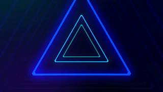 futuristic hud triangle tunnel seamless vj loop 4k neon prismatic for led tv [King of Mind] screenshot 5