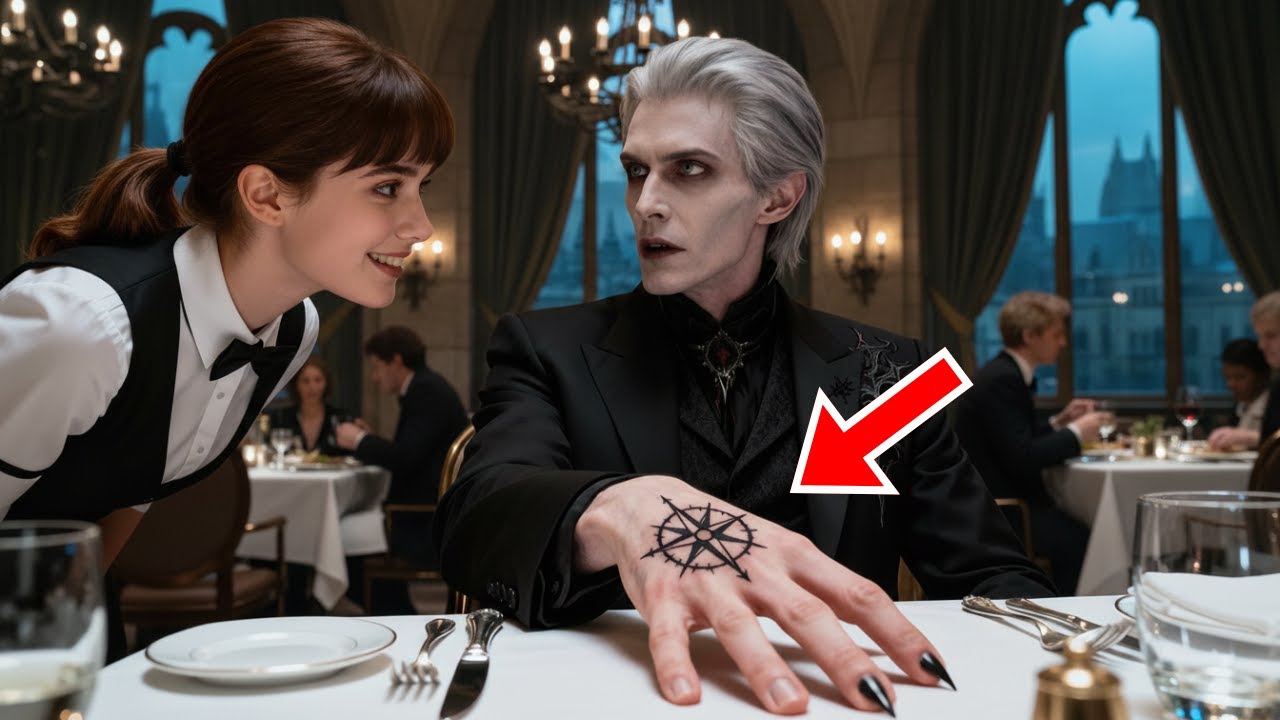 O chelneriță îi spune Regelui Vampir: „Bună ziua, domnule, mama mea are un tatuaj exact ca al dumnea