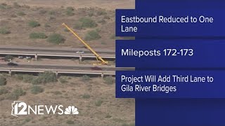 I-10 Gila River bridge construction begins