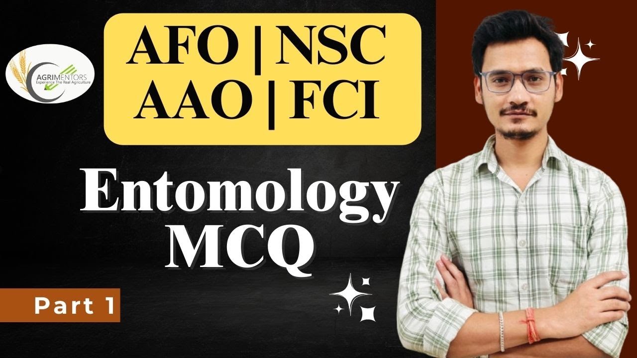 Entomology MCQ Series | AFO | NSC | AAO | FCI