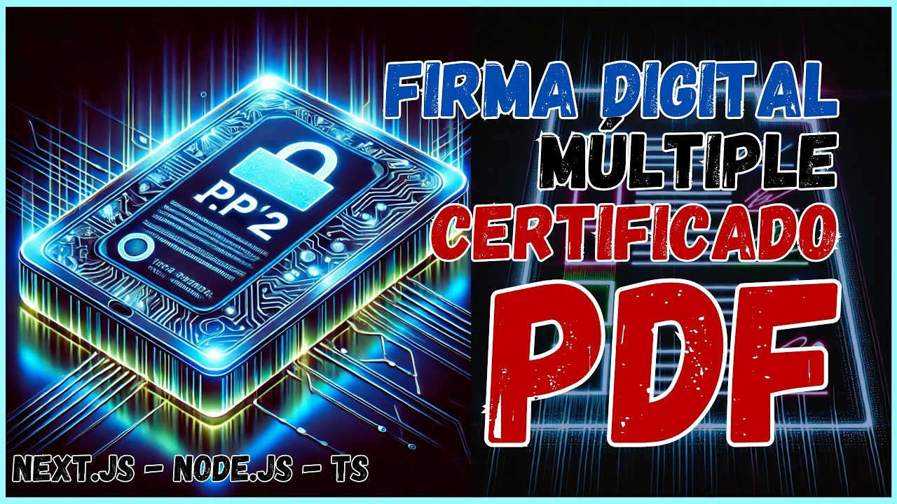 Firma Digital Múltiple de PDF con Certificado P12 - Next.js - Node.js ...