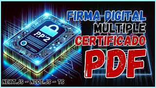 Firma Digital Múltiple de PDF con Certificado P12 - Next.js - Node.js -ts