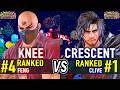 T8 🔥 KNEE (#4 Ranked Feng) vs CRESCENT (#1 Ranked Clive) 🔥 Tekken 8 High Level Gameplay