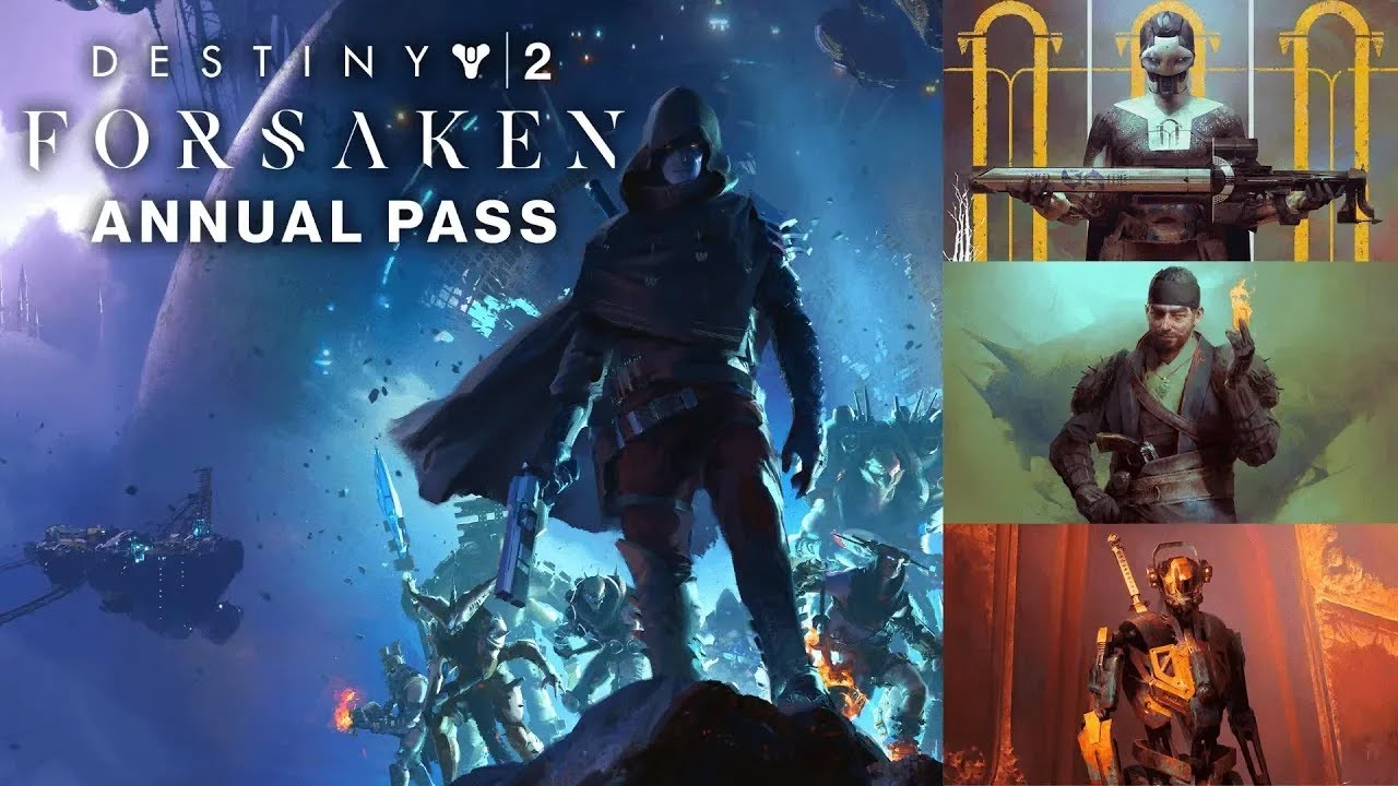 Destiny 2: Year 2 - All Cutscenes (Full Game Movie) - Forsaken, Black Armory, Joker's Wild, Penumbra