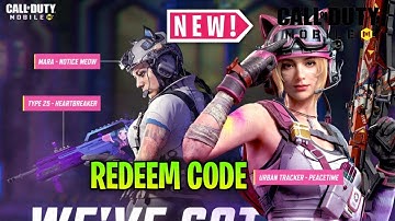 REDEEM CODE URBAN TRACKER PEACE TIME MARA NOTICE MEOW CRATE CODM SEASON 10 COD MOBILE S10