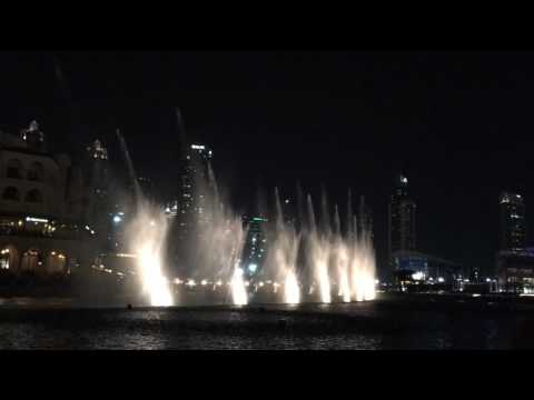 نافورة دبي الراقصة تولهت أنا لصوتك 