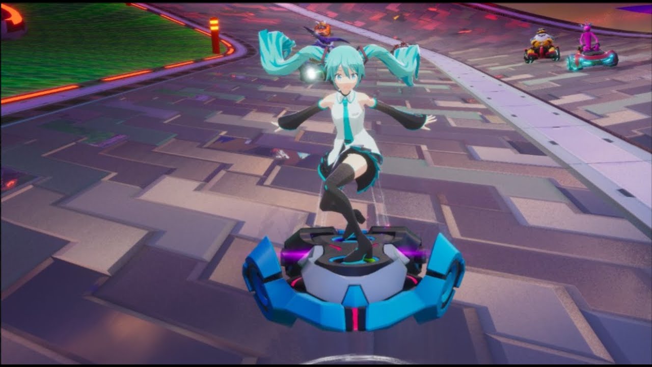 what if sega made miku better in sonic racing crossworlds