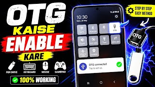 OTG Setting Kaise On Kare | Android Phone Me OTG Enable Karne Ka Easy Tarika
