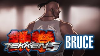 TEKKEN 5 - Bruce gameplay PlayStation 2 HD (PCSX2 v1.7.0)