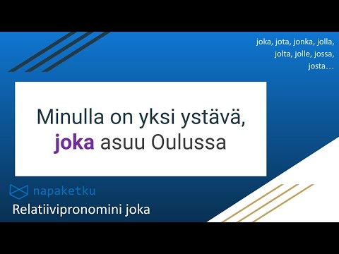 Video: Mikä on yksikköpronomini?