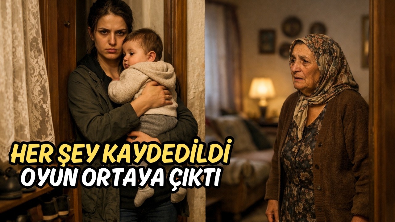 Gelin Kaynanasını Torunuyla Tehdit Etti… Ama Oyun Ses Kaydıyla Bozuldu!