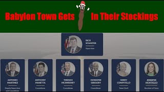 Babylon Town Board Gets Crap In Their Stockings For Christmas!