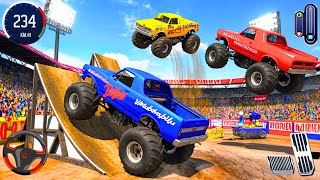 Extreme Real Sport Car Racing Simulator 2025 | Demolition Monster Truck Derby Stunt Android GamePlay screenshot 1