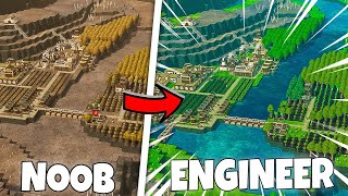 Using ENGINEERING to survive endless droughts in Timberborners!
