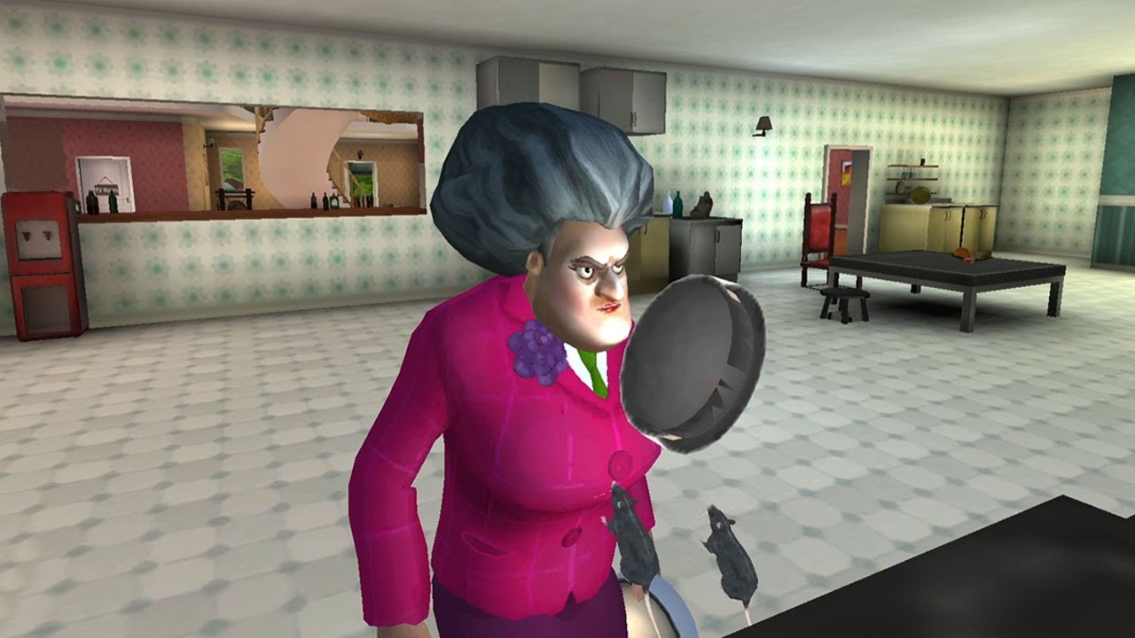 Scary Teacher 3D Update Special Rat Attacks Miss T Gameplay