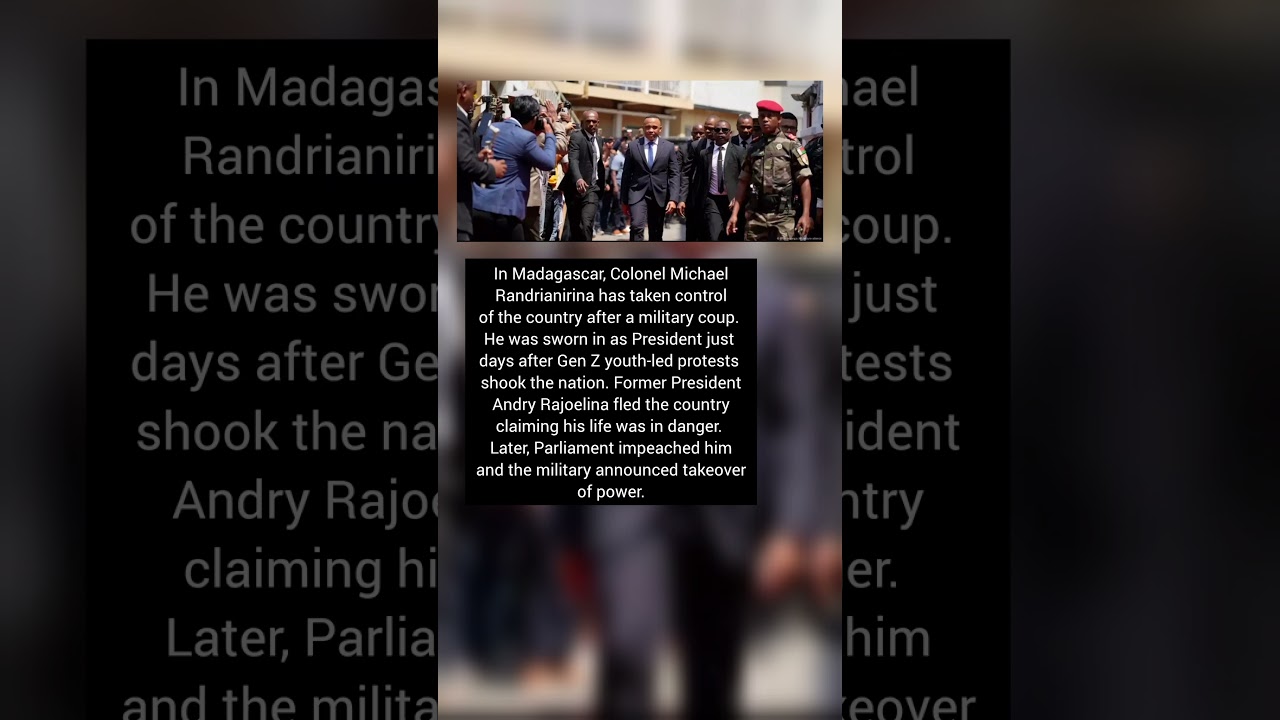 Madagascar coup leader sworn in as President | Military takes power | 