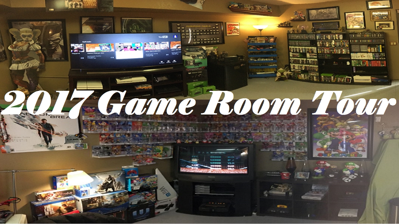 2017 Game Room Tour YouTube