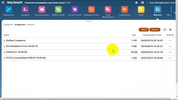 08 FCCS Daily Maintenance window. Find out more about FCCS daily maintenance
