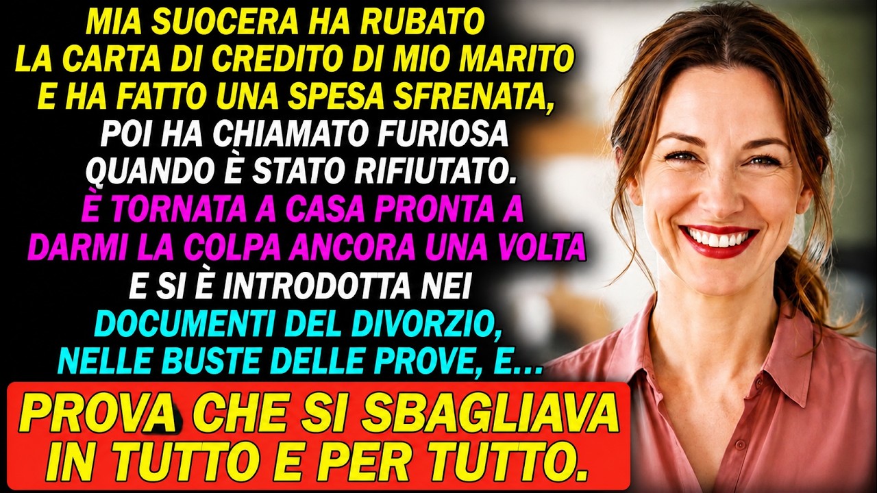 Mio marito è entrato in cucina urlando, con il telefono ancora in mano, mentre sua madre, alla cassa di un centro commerciale, aveva appena visto rifiutare il suo bancomat. Sei anni di matrimonio,...