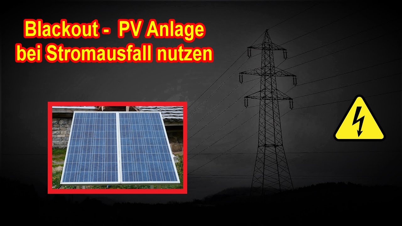 Blackout balkonkraftwerk pv anlage bei stromausfall nutzen das