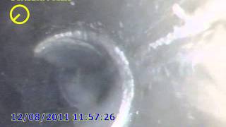 Obstruction tagged with downhole camera