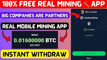STORMGAIN 100% FREE REAL MOBILE MINING APP 2023 | Free Bitcoin Mining App For Android