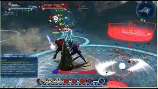 DCUO earth vs celestial 1v1 arena