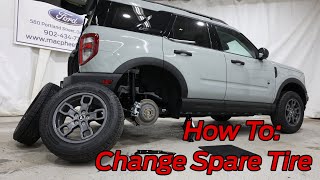 How to Change a Spare Tire on Ford Bronco Sport