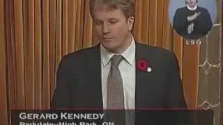 Gerard Kennedy - Question Period, November 4, 2009