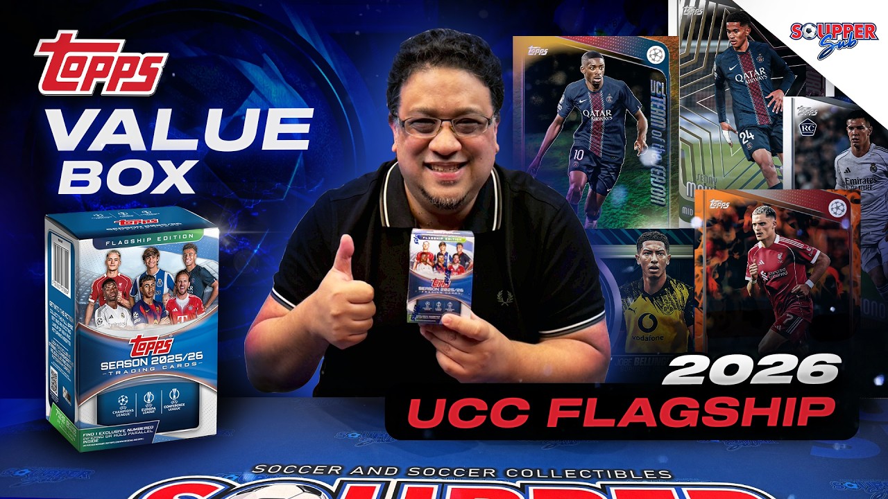 SOUPPER SUB | Распаковка флагманского бокса Tops UEFA Club Components сезона 2025-26