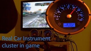 Using a real car instrument cluster to your display in game speed screenshot 5